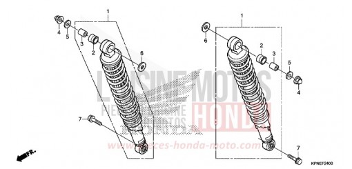 AMMORTIZZATORE POSTERIORE GLR1251WHH di 2017